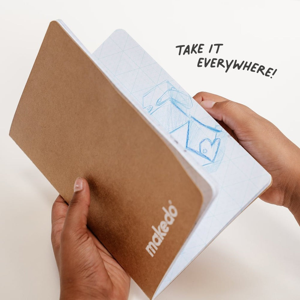 makedo - Design Journal: Skizzenbuch