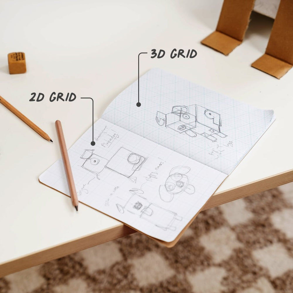 makedo - Design Journal: Skizzenbuch
