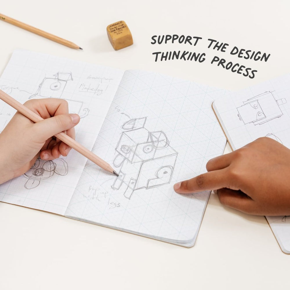 makedo - Design Journal: Skizzenbuch