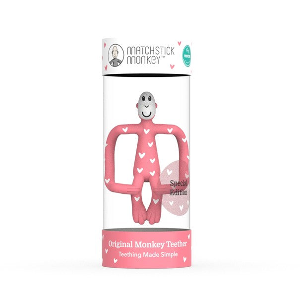 Matchstick Monkey - Beissring Rosa Herzen