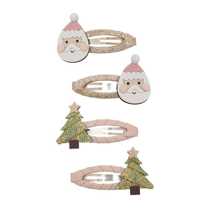 Mimi & Lula - Haarspange Santa und Weihnachtsbaum