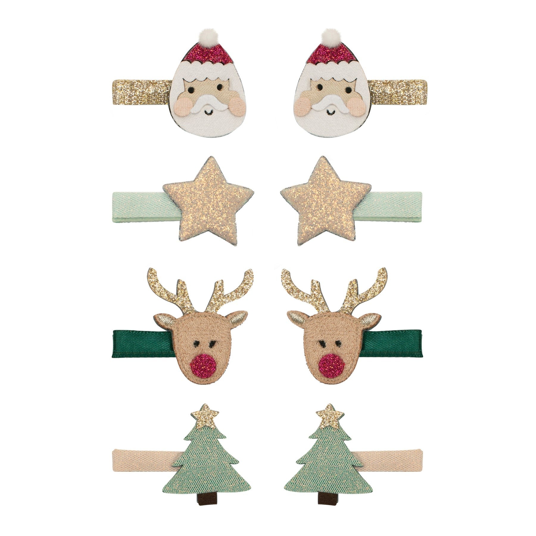 Mimi & Lula - Haarspange Mini Santa und Rudolf