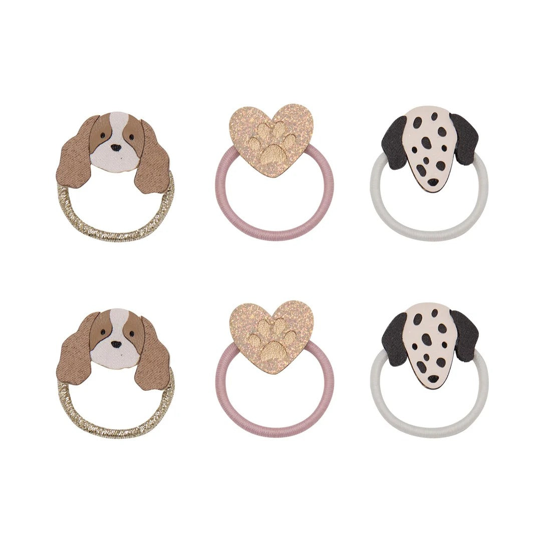 Mimi & Lula - Haargummis Hunde & Herz 6St.