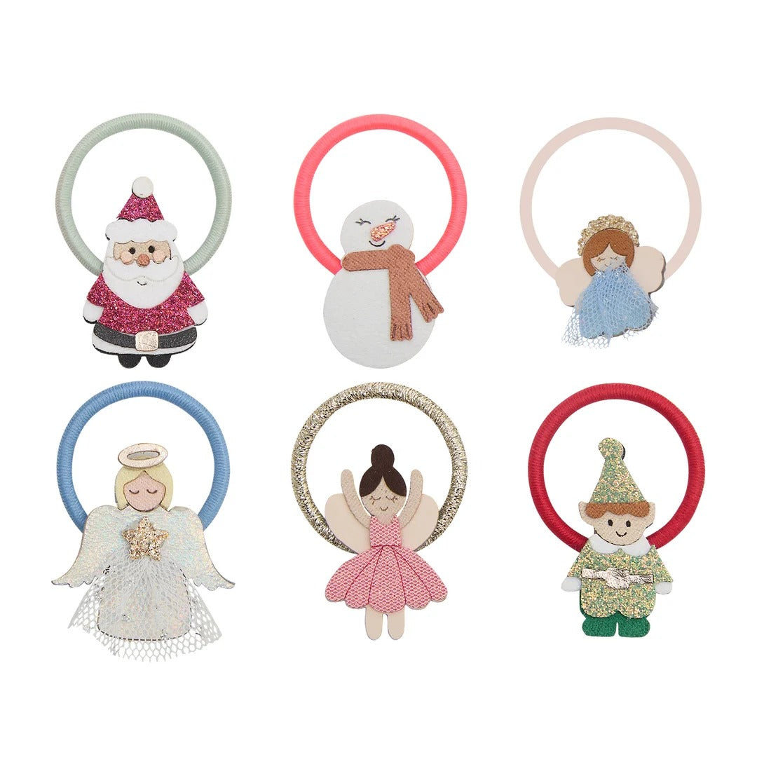 Mimi & Lula - Haargummis Weihnachtsfiguren 6St.