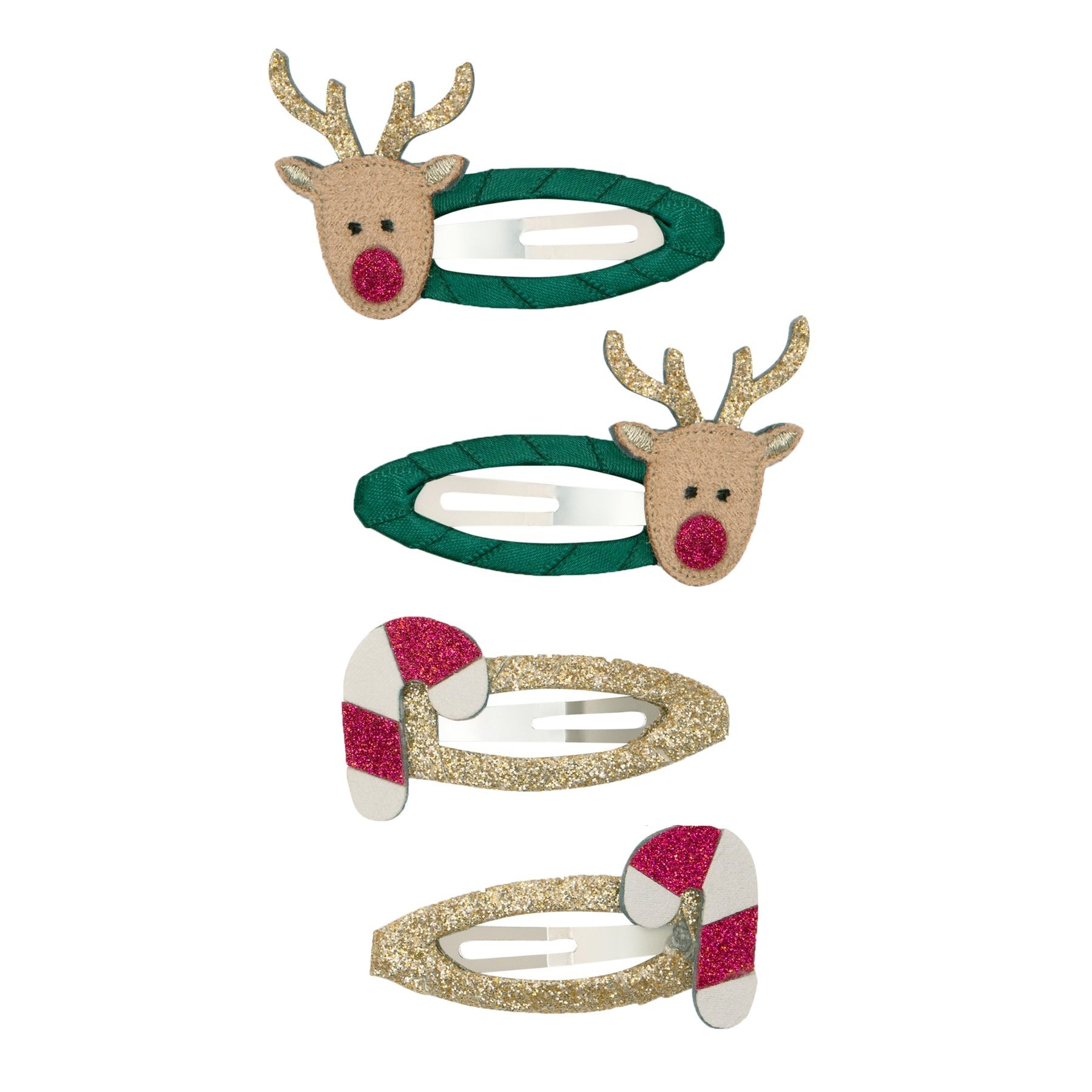 Mimi & Lula -  Haarspange Mini Rudolf und Zuckerstangen