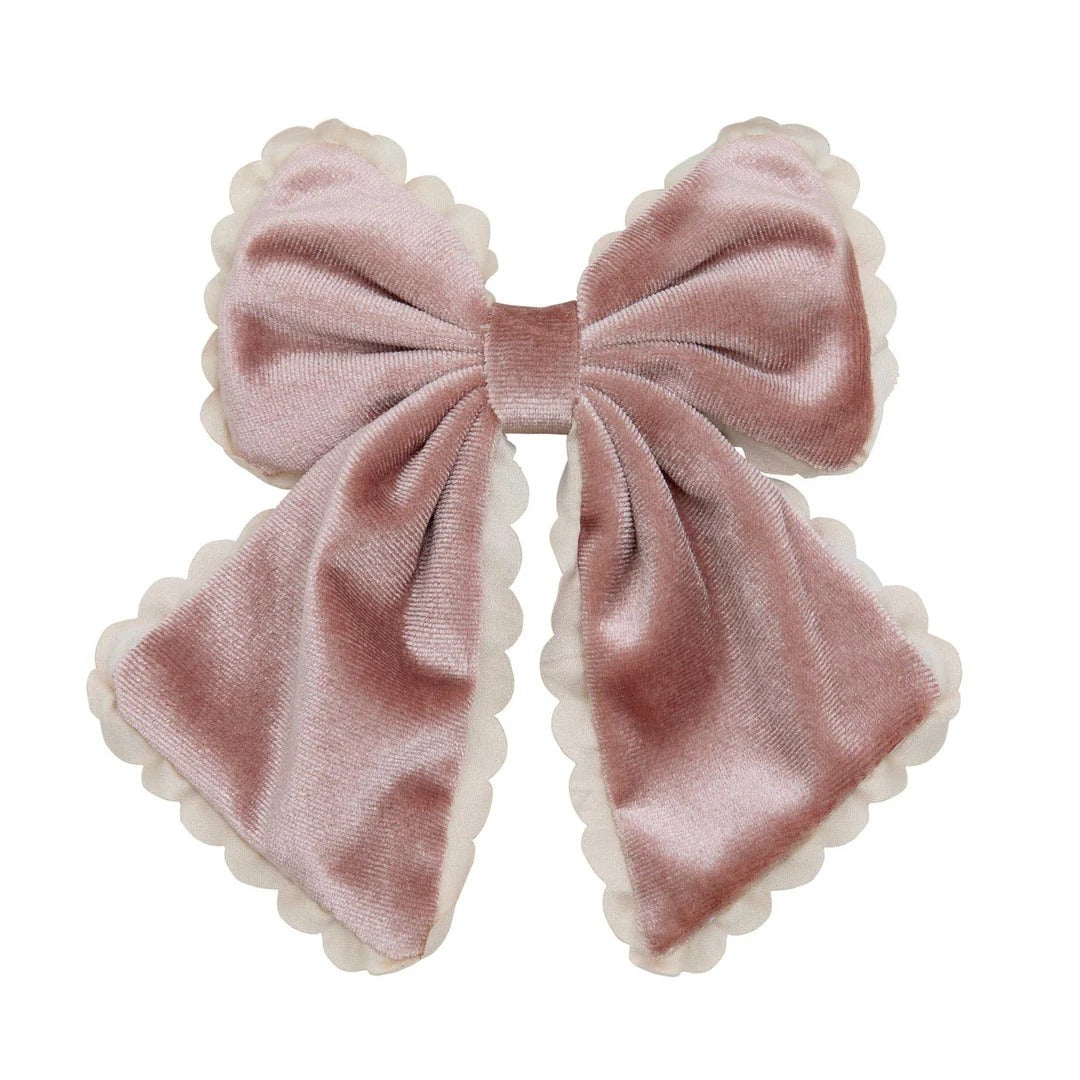 Mimi & Lula – Haarspange Rosa Samt-Schleife
