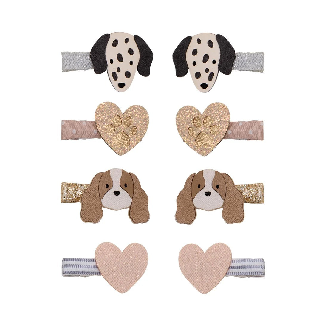 Mimi & Lula – Haarspangen Hunde & Herz 8St.