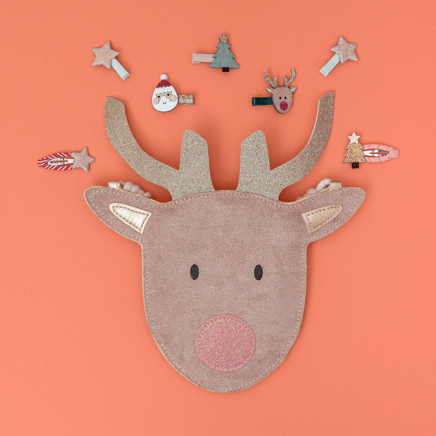 Mimi & Lula - Haarspange Mini Santa und Rudolf