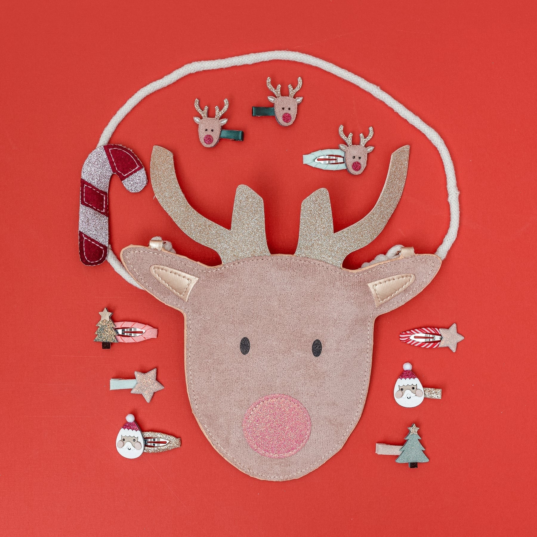 Mimi & Lula - Haarspange Mini Santa und Rudolf
