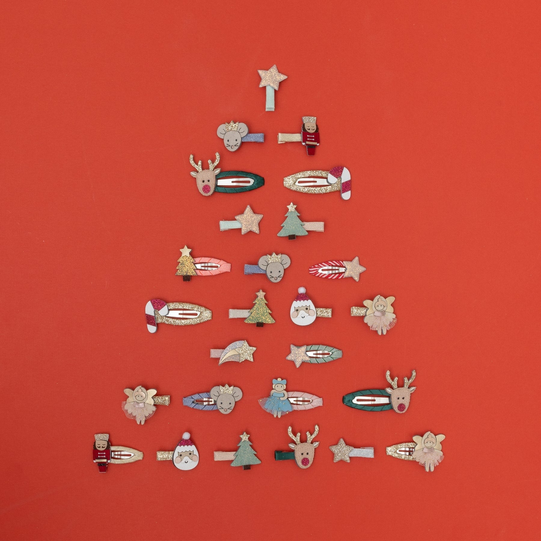 Mimi & Lula - Haarspange Mini Santa und Rudolf