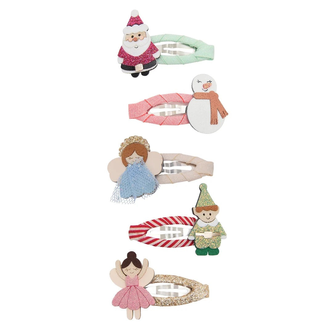 Mimi & Lula – Haarspangen Weihnachtsfiguren 5St.