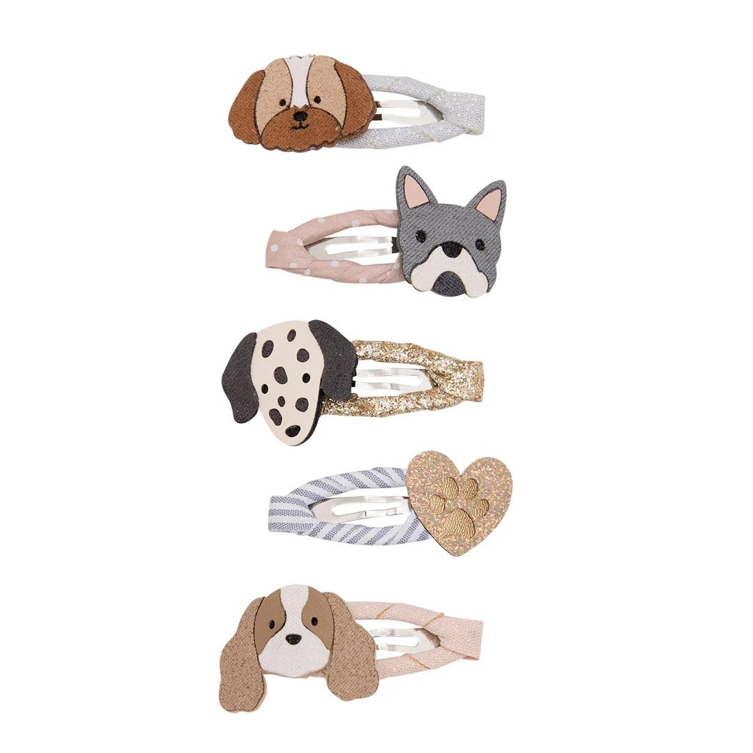 Mimi & Lula – Haarspangen Hunde & Herz 5St.