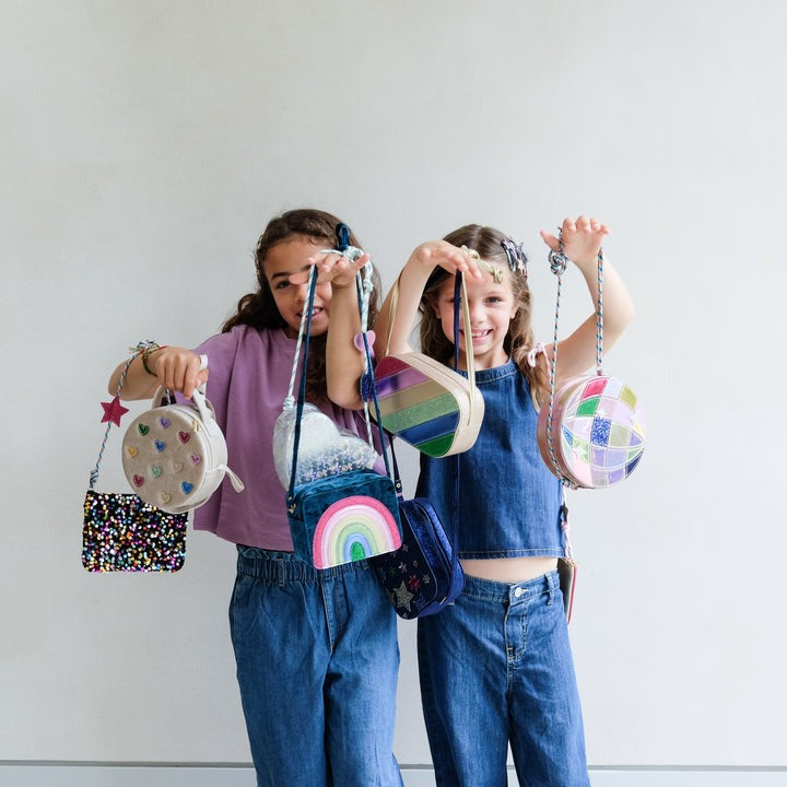 Mimi & Lula - Tasche aus Samt mit Herzen
