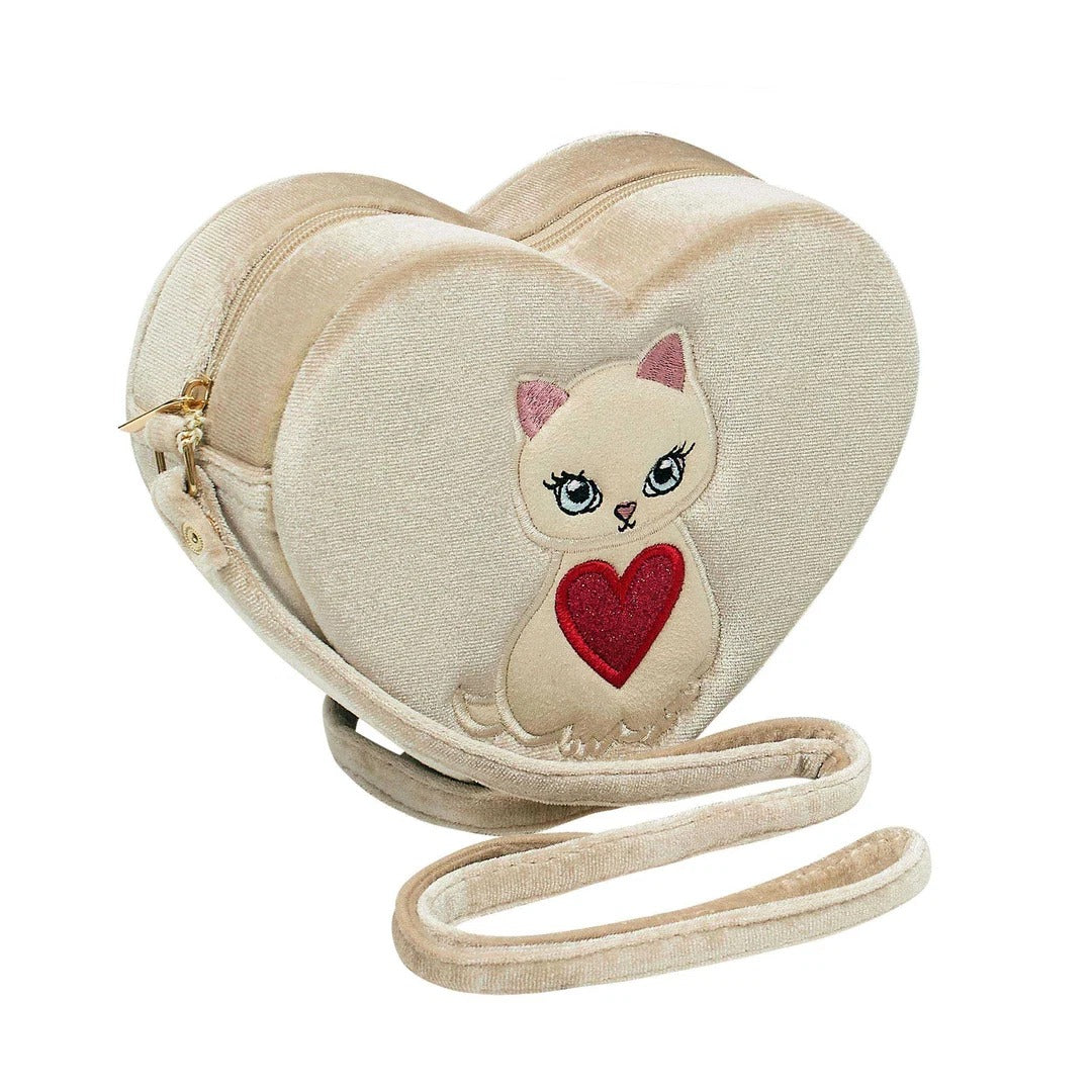 Mimi & Lula - Herztasche Katze aus Samt