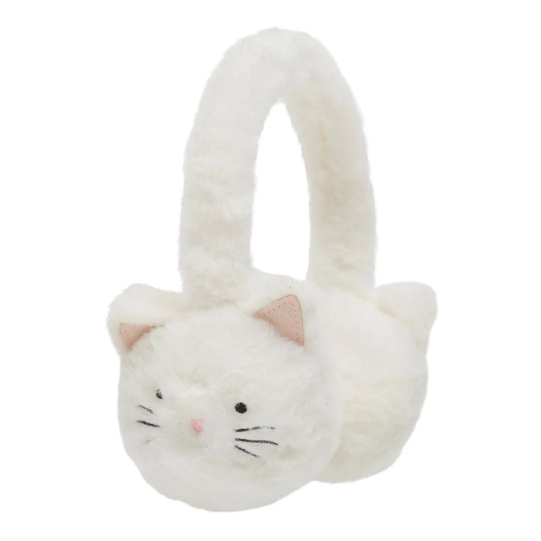 Mimi & Lula - Ohrenwärmer mit Katzen in Creme