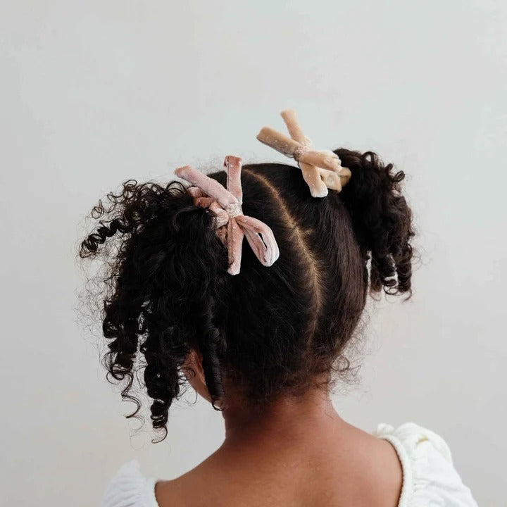 Mimi & Lula - Scrunchies aus Samt mit Schleifen 4St.