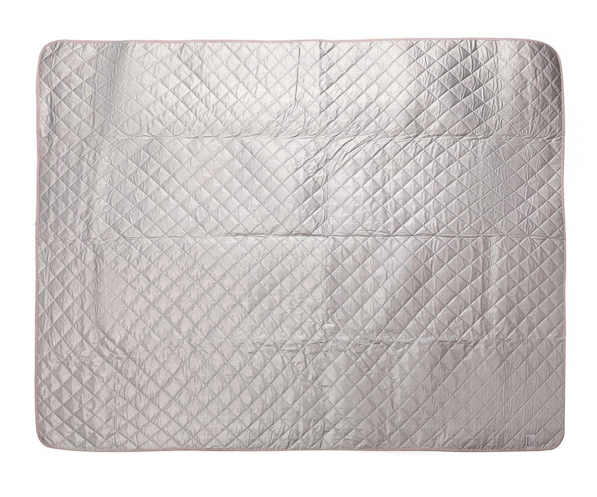 Monneka - Picknick-Decke Rosa gestreift
