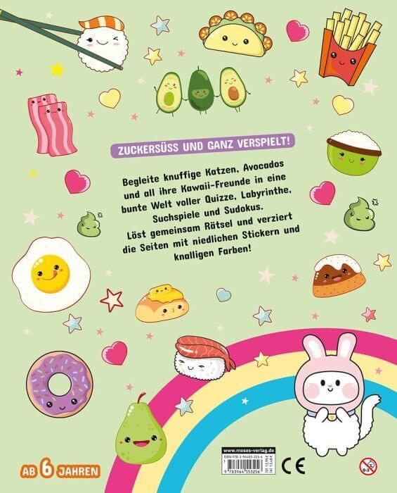 moses - KAWAII Supersüßer Rätsel- und Malspass