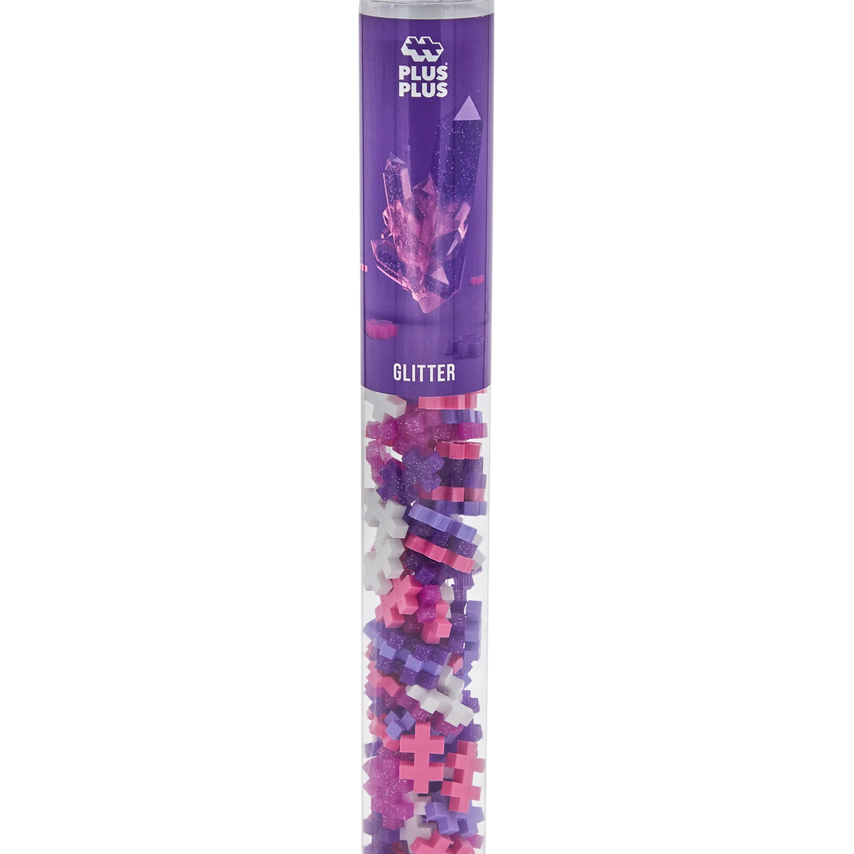 PLUS PLUS - Kreativ Bausteine 100 Stück Glitzer Mix