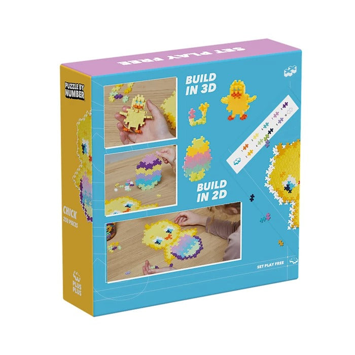 PLUS PLUS - Kreativ Bausteine  250 Stück Puzzle Küken