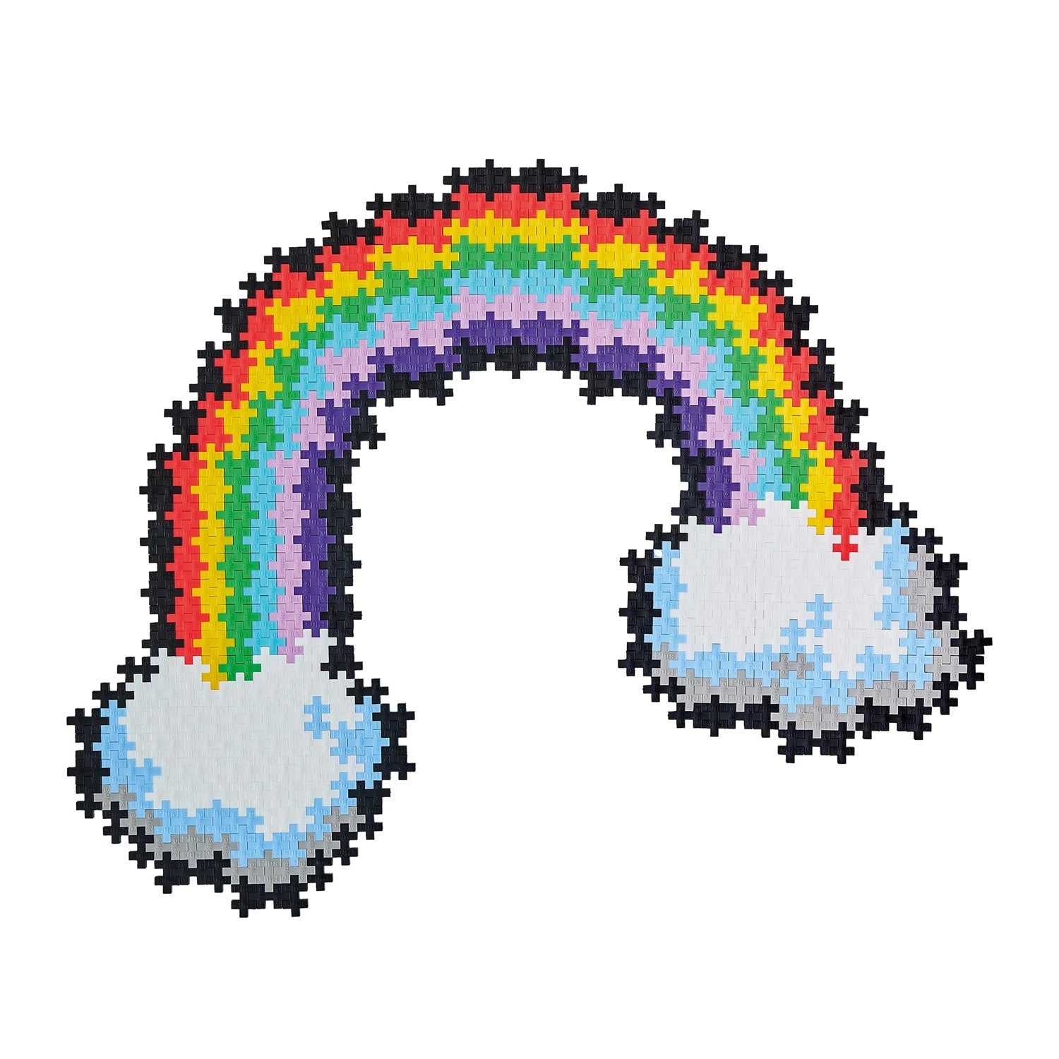 PLUS PLUS - Kreativ Bausteine 500 Stück Puzzle Regenbogen