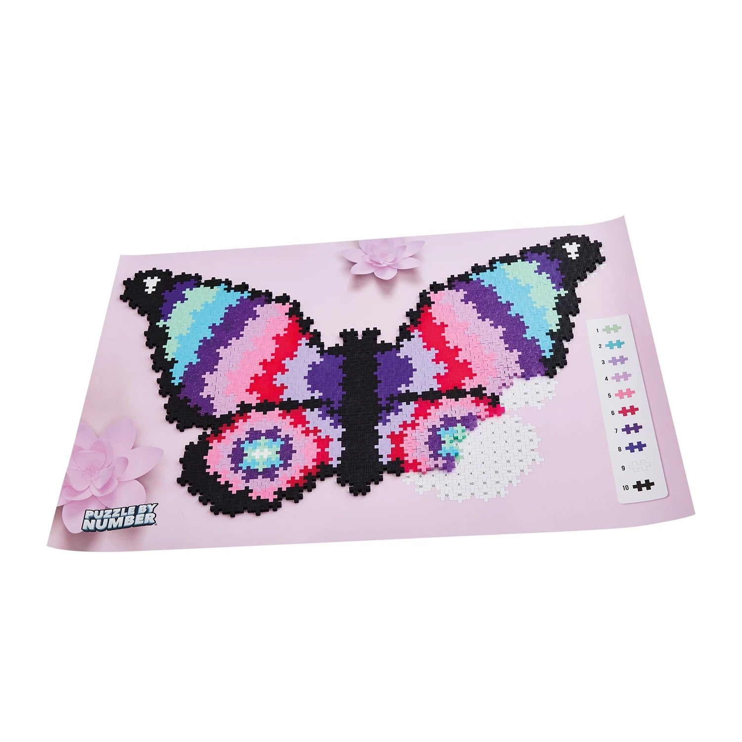 PLUS PLUS - Kreativ Bausteine 800 Stück Puzzle Schmetterling