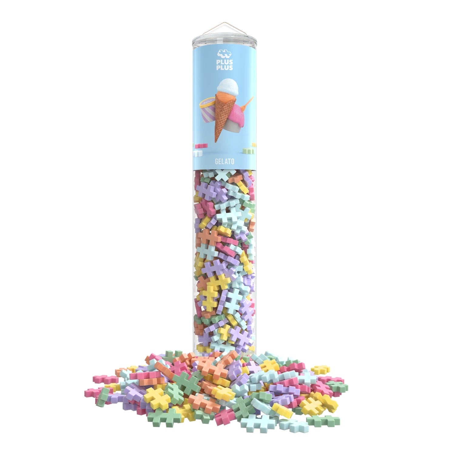 PLUS PLUS - Kreativ Bausteine Puzzle Eiscreme 240 Teile