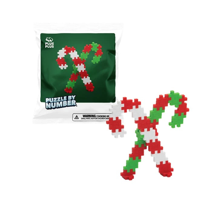 PLUS PLUS - Kreativ Bausteine Puzzle Zuckerstange 40 Teile 