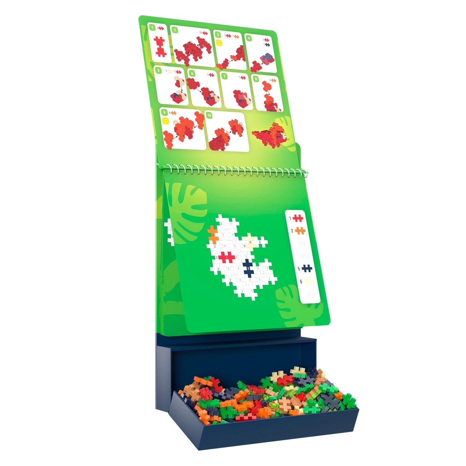 PLUS PLUS - Mini-Bausteine Puzzle Dinosaurier 125 Teile