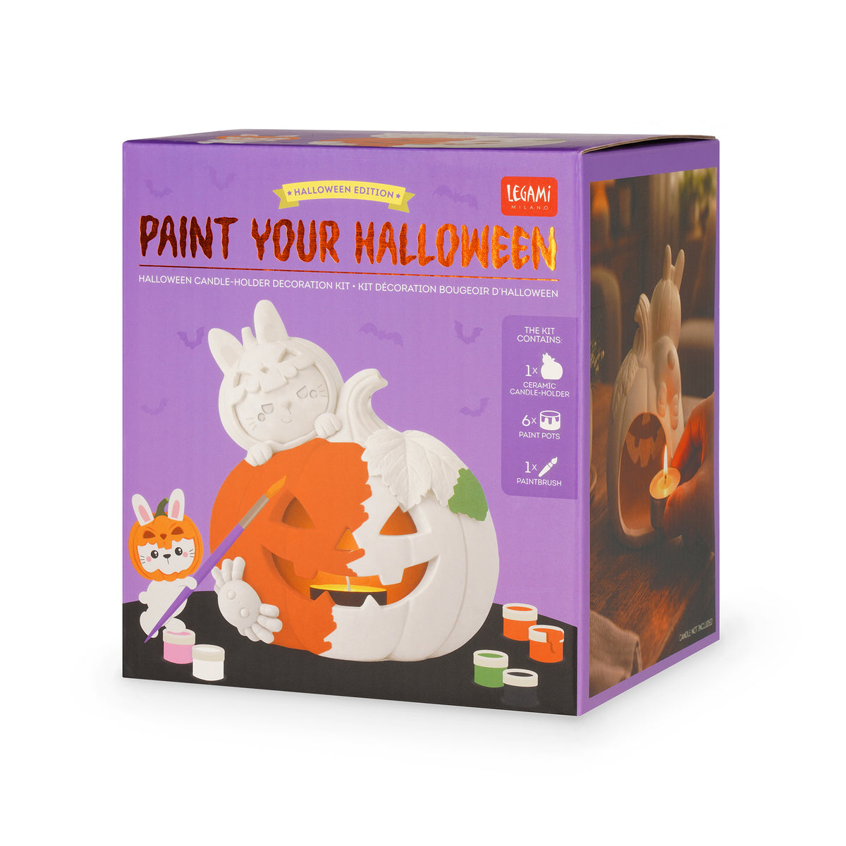 Legami - HALLOWEEN Mal- & Deko-Set Bunny Pumpkin