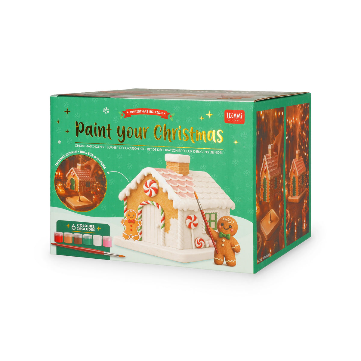 Legami - Paint Your Christmas Gingerbread House