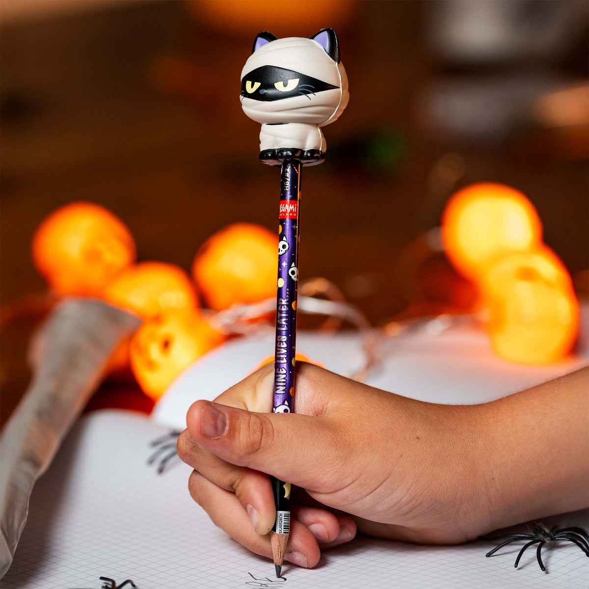 Legami - HALLOWEEN Bleistift mit Squishy Kitty Mummy