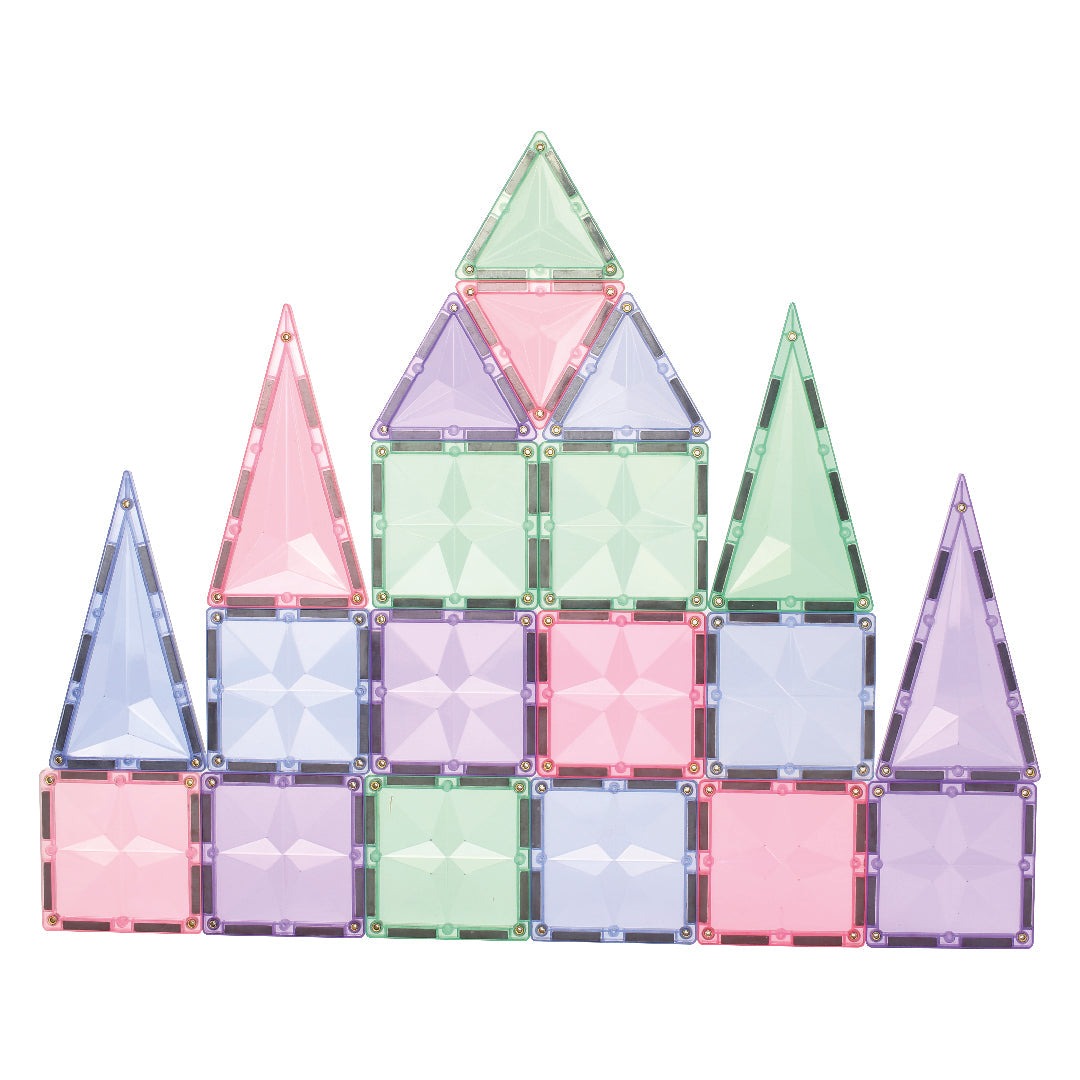 CleverClixx - Magnetbausteine Geo Pack Pastel