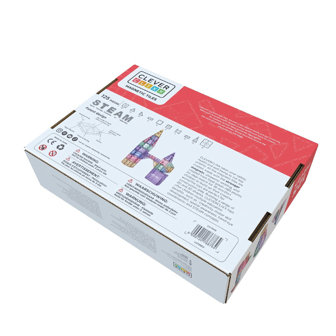 CleverClixx - Magnetbausteine Large Creative Pack Pastel