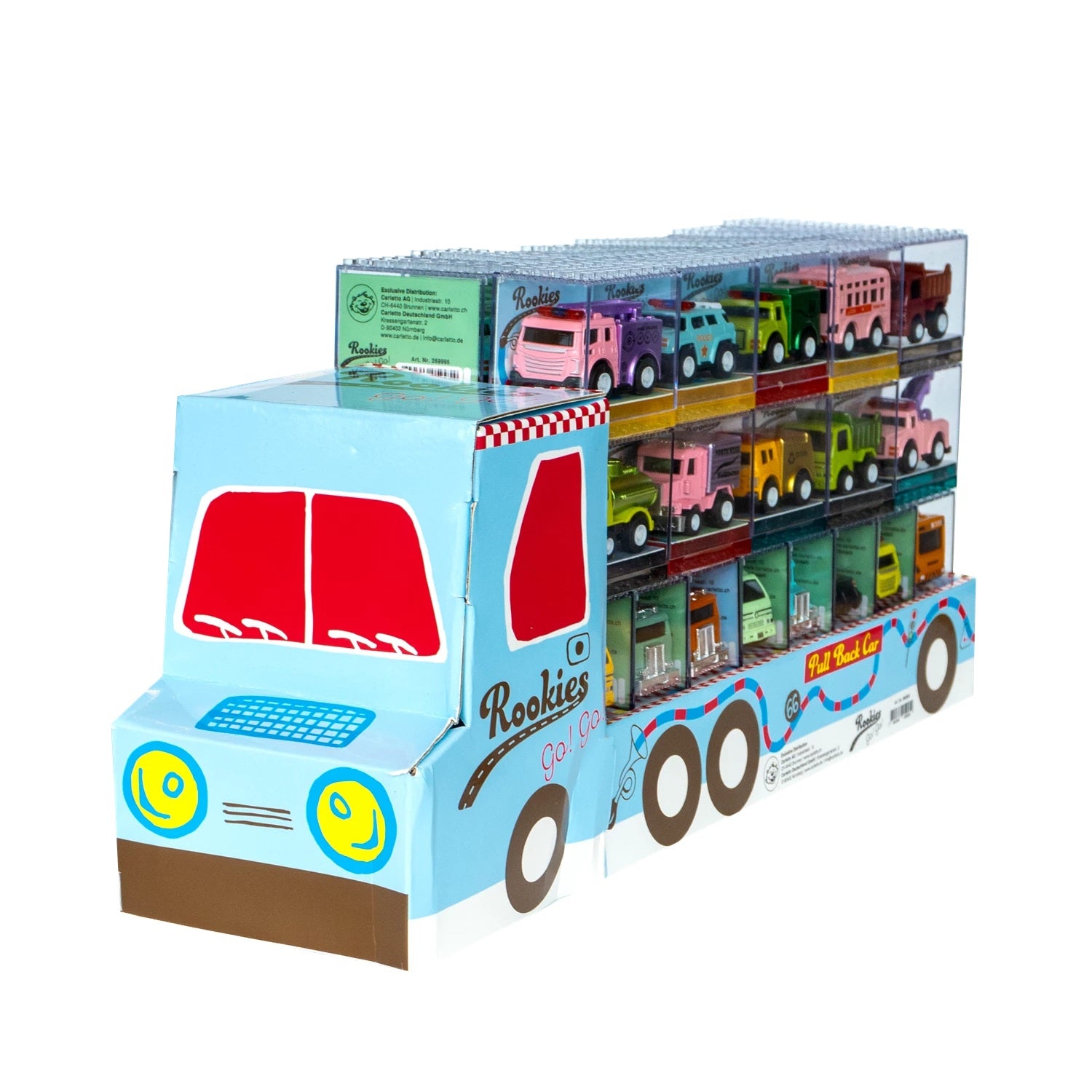 Rookies - Spielzeugauto: Pull Back Mini Flitzer