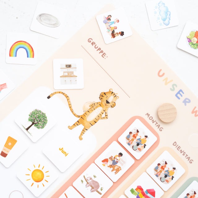 Routinchen - Wochenplaner Kindergarten