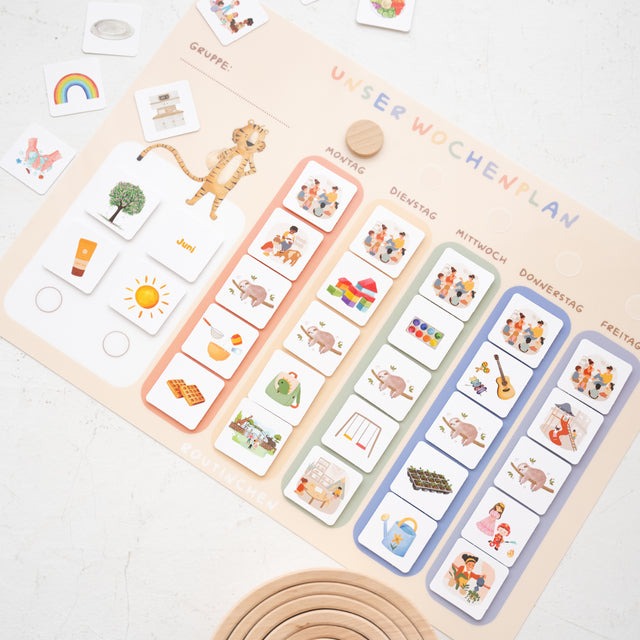 Routinchen - Wochenplaner Kindergarten