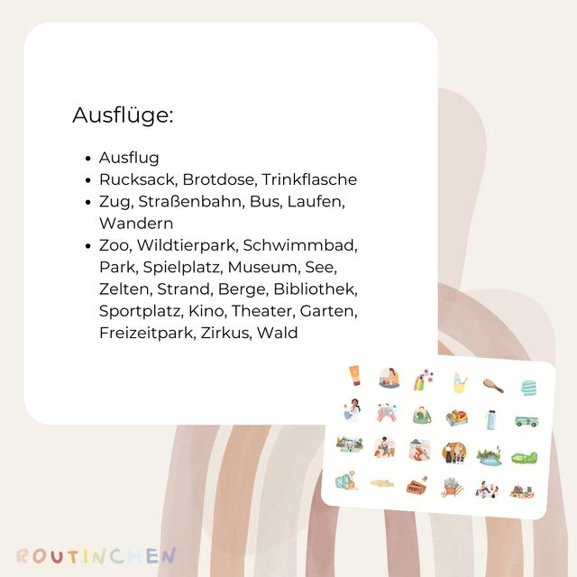 Routinchen - Wochenplaner Kindergarten