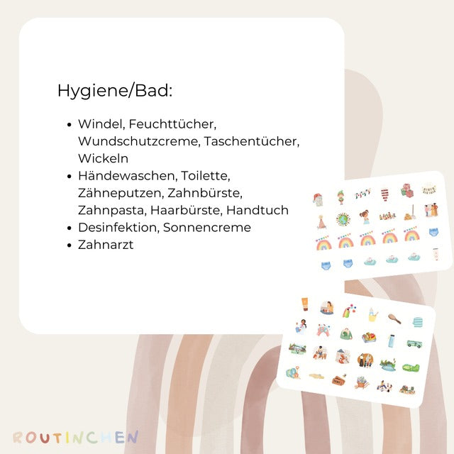 Routinchen - Wochenplaner Kindergarten