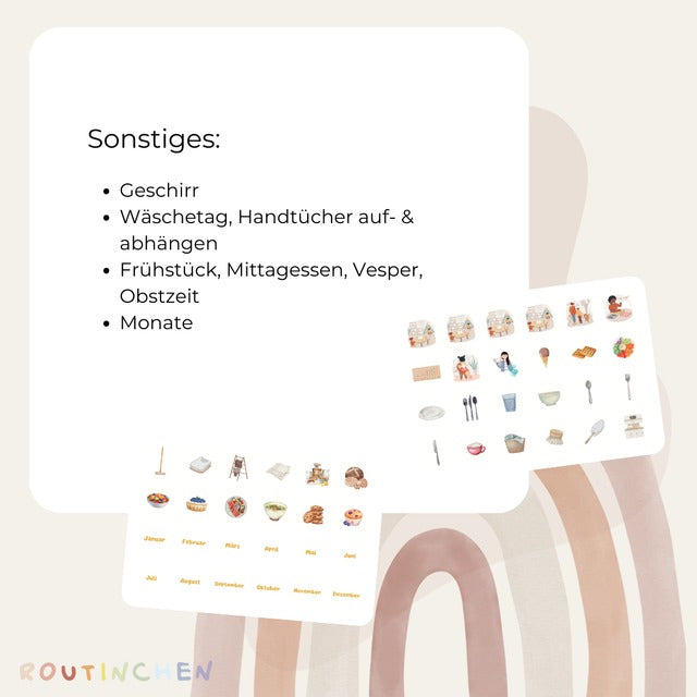 Routinchen - Wochenplaner Kindergarten