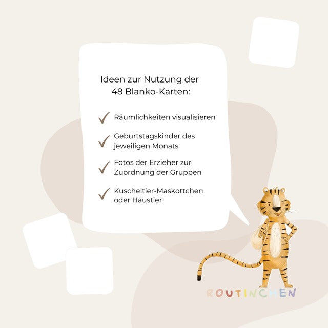 Routinchen - Wochenplaner Kindergarten