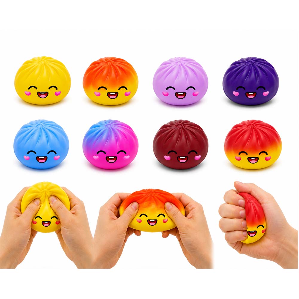 OBILO - Farbwechsel Squishy Dumpling, 5,5 cm