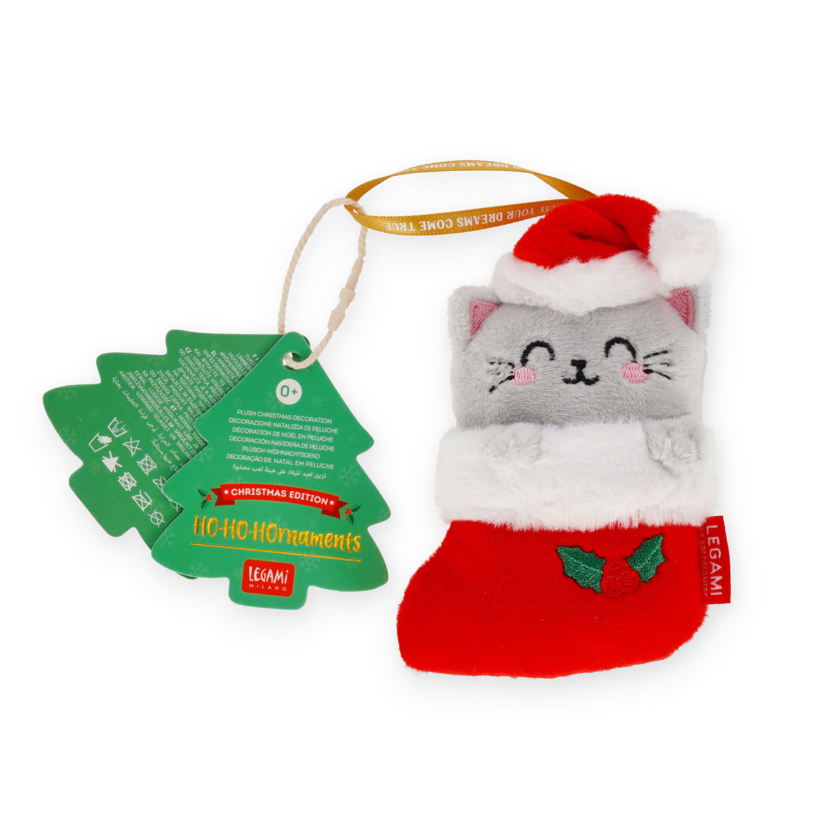 Legami - Christbaumschmuck Ho-Ho-Hornaments Kitty