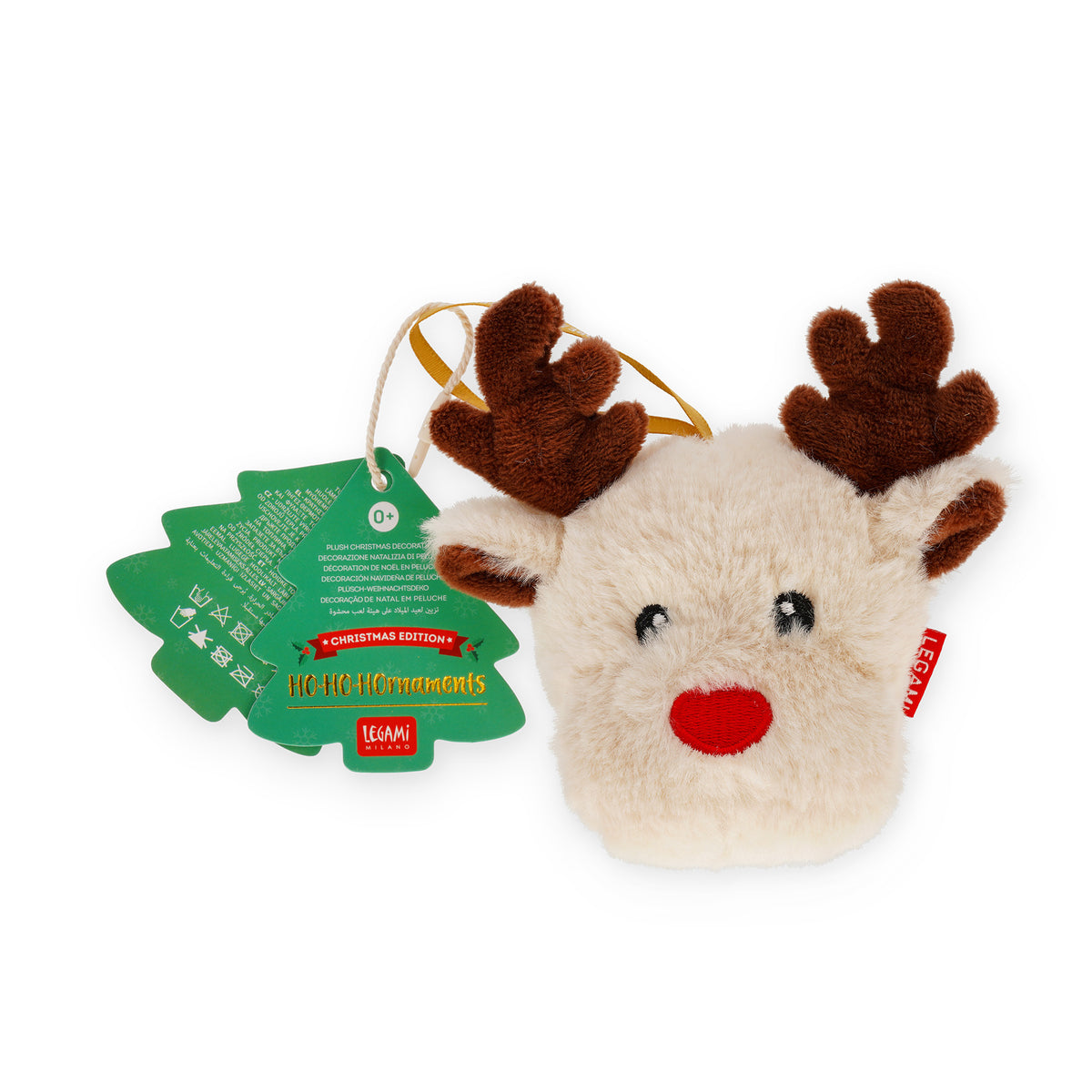 Legami - Christbaumschmuck Ho-Ho-Hornaments Reindeer