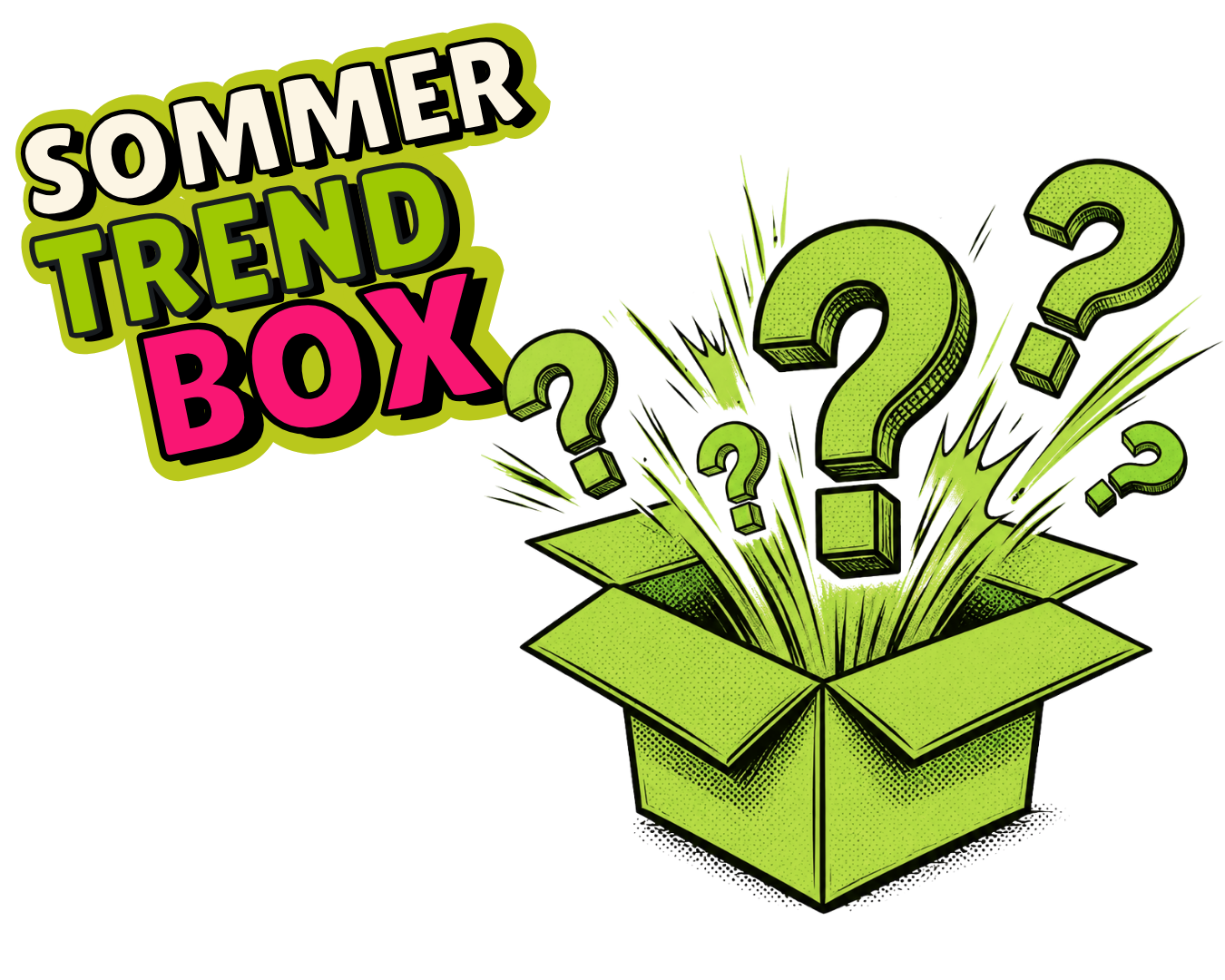 Sommer Trend Box - Überraschungskiste mit 10 Spielzeugtrends
