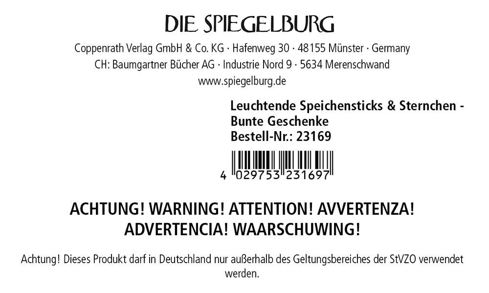 Spiegelburg - Bunte Geschenke Leuchtende Speichenlicht & Sternchen