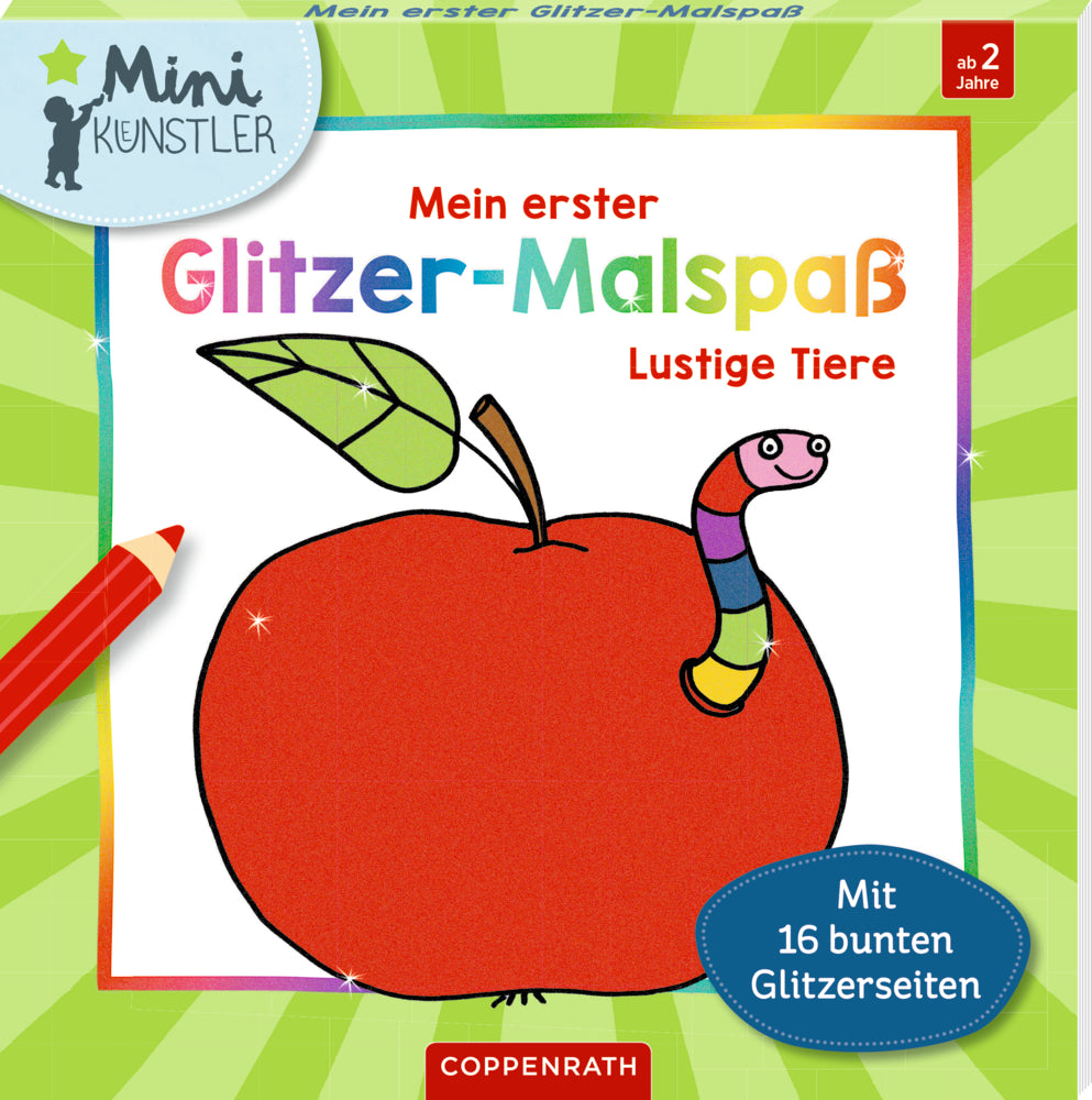 Spiegelburg - Mein 1. Glitzer-Malspaß: Lustige Tiere