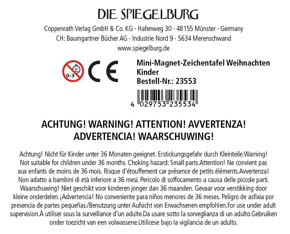 Spiegelburg - Mini-Magnet-Zeichentafel Tanne