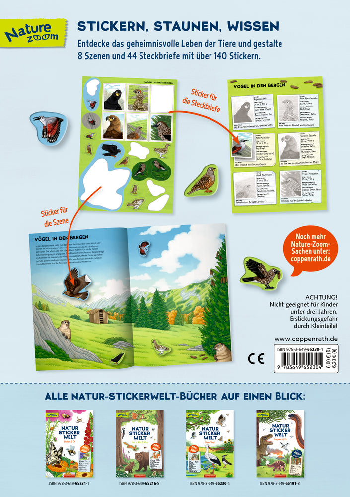 Spiegelburg - Natur-Stickerwelt: Unsere Vögel