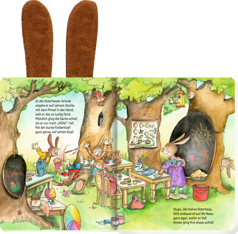 Spiegelburg - Stups, der kleine Osterhase (Buch mit Plüschohren)